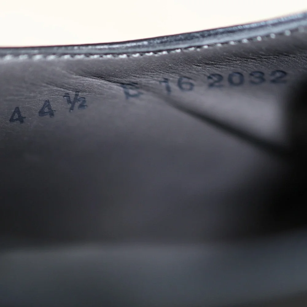 Robert Clergerie Shoes Men 11.5 Black Gian Leather Derby Designer Made in France